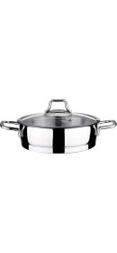 Resim Hepta Collection Leggno Vita 20CM Cam Kapaklı Çelik Sahan 