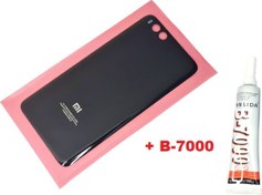 Resim Xiaomi Mi 6 Arka Kapak Batarya Pil Kapağı (CAM+B-7000) SİYAH Tkgz