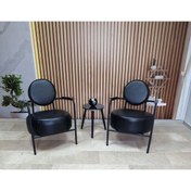 Resim WATERYBROOK VENÜS 2 BERJER SET İskandinav Keten Berjer - Büro - Ofis Koltuğu - Ofis Mobilyası -Bekleme Salonu 
