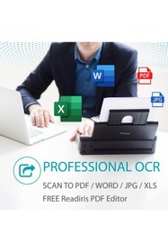 Resim IRIScan PRO A4 Belge Tarayıcı, 20PPM Duplex, ADF, PDF Editör & OCR Özellikli 
