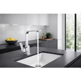 Resim Nuss Kare Kuğu Eviye Bataryası-krom-n-9803 Krom 