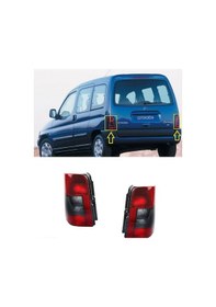 Resim Peugeot Partner Sağ - Sol Arka Stop Lambası Takımı 1996-2002 Bag 