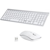 Resim Cbtx Kompakt Sessiz 2.4 G Kablosuz Klavye Mouse Seti 