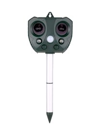 Resim Mufunye Güneş Enerjili Ultrasonik Hayvan Kovucu - Su Geçirmez, Geniş Kapsamlı Ve Şarj Edilebilir 