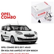 Resim OPEL COMBO 2012-2017 ARASI ÖN KISA FAR AMPÜLÜ H7 55W BOSCH 