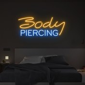 Resim Body Piercing Neon Dekor 