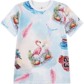 Resim Nike Jordan Jdb Jordan Flamıngo Aop Ss Tee Erkek Çocuk Tişört 
