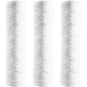 Resim 3pcs Su Arıtıcı 10 Inç Dize Yara Filtre Kartuşu 5 Mikrometre Pp Pamuk Filtresi Sedmient Filtre (Yurt Dışından) 
