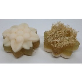 Resim Doğal El Yapımı Aloevera Özlü Peeling Sabun Semos003 