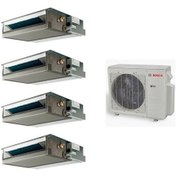 Resim Bosch 42000 BTU 1 Dış + 4 İç Ünite (12+12+12+18) Kanal Tipi Multi Inverter Klima 