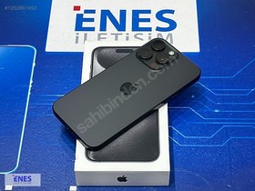 Resim Apple iPhone 15 Pro Max İkinci El TR | 256 GB | Siyah 