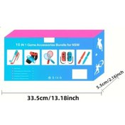 Resim Sunshine022 10 Parça 1 Set Nintendo Switch Oyun Aksesuar Paketi 