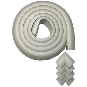 Resim Evokids ( 2 Metre Kauçuk Kenar + 4 Adet Köşe ) Gri Kauçuk Çok Renkli 