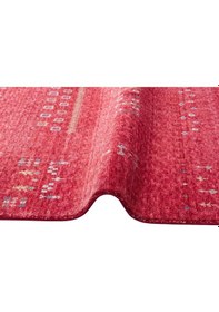 Resim Hoom Rugs Nepal Zr 06 Bambu Viskon Kırmızı Modern Uşak Desenli Halı Kırmızı 