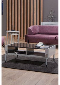 Resim Modalife Romeo Orta Sehpa Salon Oturma Odası Gri 