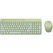 Resim Maiyame Mofii 2.4g Kablosuz Klavye Mouse Set - Tek Alıcılı Usb 110 Tuşlu Yeşil Slot Tasarımı Diğer 
