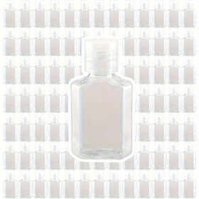 Resim 50 Adet Şeffaf El Şişesi - Plastik, Taşınabilir Sekizgen Trapez Tasarım, Seyahat ve Ev/Ofis Kullanımı İçin Güç Gerektirmez, Portatif Temizlik Çözümü, Zarif Şişe Tasarımı, Basit Fonksiyonel Stil, Dayanıklı Plastik Malzeme, Kurşunsuz 