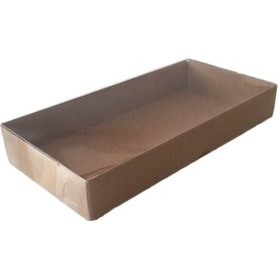Resim Asetat Kapaklı Karton Kutu 20X10X3 25 Adet Kraft N11.9133 
