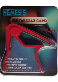Resim Nemesis Fc-75/r Gitar Kaposu Kırmızı Alüminyum Alaşım Hafif Gövde Güçlü Yay Tansiyonu İle Mükemmel Baskı Ve Net Ses 