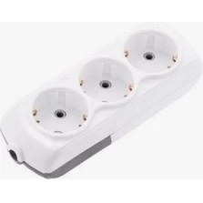 Resim Vega Kablosuz Klemensli 3 Lü Grup Priz 