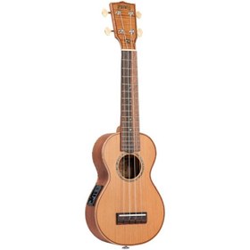 Resim Mahalo MM1E All Solid Elektro Soprano Ukulele (Natural) 