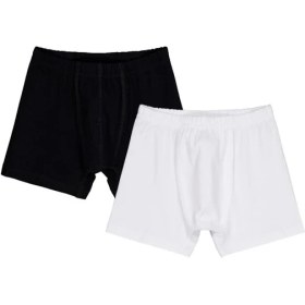 Resim Domi Kids Siyah-Beyaz 2-8 Yaş Erkek Çocuk 2'li Boxer - Standart 2-3 Yaş 