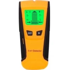 Resim Alfa 3 In 1 Duvar Tarayıcı Metal Dedektörü çiviler Ac Gerilim Tel Tespit Elektrik Kablo 