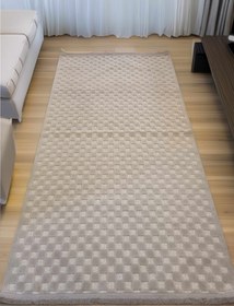 Resim Dekhera Zest Modern Kesme Halı ZS08 Vizon - 80X150 