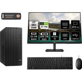 Resim Hp Pro Tower 290 G9 Intel Core I3 12100 32GB 256GB GT730/4GB 21.5" Fhd Monitör W11H 6D3A1EA Masaüstü Bilgisayar & Per4 USB Bellek 6D3A1EAMNT2376 