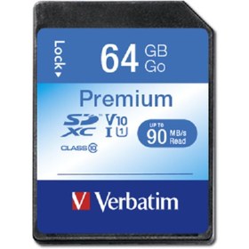 Resim Verbatim 44024 - SDXC Memory Card 64GB Class 10 