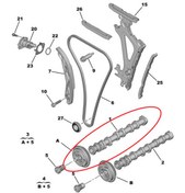 Resim Peugeot 3008 (2024-2025) 1.2 Benzinli Emme Eksantrik Mili (Orijinal) 