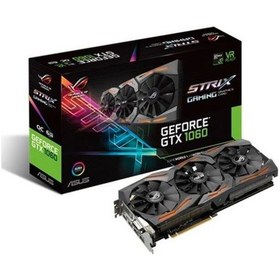 Resim Asus NVIDIA GeForce GTX 1060 OC ROG-STRIX-GTX1060-O6G-GAMING 6 GB 192 Bit GDDR5 Ekran Kartı 