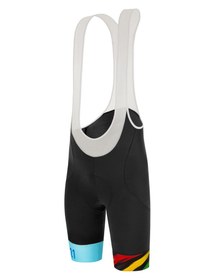 Resim Santini UCI FLANDERS 2021 Özel Seri Kadın Askılı Bisiklet Taytı EC1065GILSPLA - SİYAH / XS 