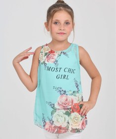 Resim Toontoy Kız Çocuk Atlet Most Chic Girl Baskılı 