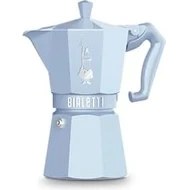 Resim -: 6 Cups Ocak Üstü Espresso Pişirici - 270ML - Mavi Renk - Alüminyum Gövde - Patentli Güvenlik Valfi - Tüm Ocak Türleri Için Uygundur (Indüksiyon Hariç) 