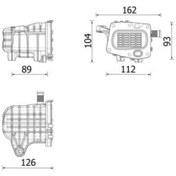 Resim Mahle EGR SOGUTUCU 3008 I-II-308 II-5008 I-II-508 I-II-BOXER III-EXPERT IV-C4-PICASSO-C5 X7 2.0 BlueHDI 