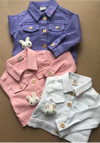 Resim Çikoby Kız Bebek Tavşan Aksesuarlı Jean Mont 