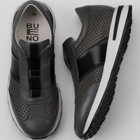 Resim Bueno Shoes Gri Deri- Siyah Açma Erkek Spor Ayakkabı 01my13400 