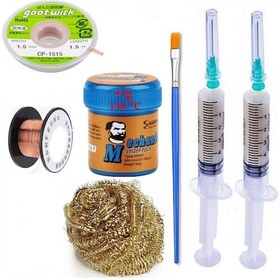 Resim Havya Ucu Temizleme Lehim Solder Paste 138 C 42g Flux Lehim Toplama Cp-1515 Lehim Emme Teli 1,5 Mm St014 