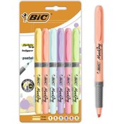 Resim Bic Fosforlu Kalem Grip Pastel 6 LI 992561 