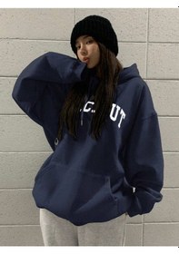 Resim Startmore Fleece Lined Hooded Sweatshirt For Women, Casual Letter Print Pullover Hoodie, Autumn/wi Çok Renkli 