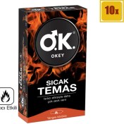 Resim Okey Sıcak Temas 10'lu 10'lu Set 