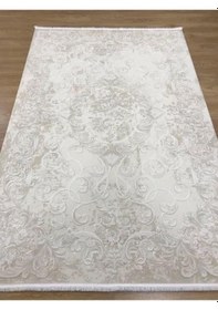 Resim İpek Halı Sardes 6139 A Krem Klasik Salon Halısı 