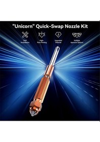 Resim Ulzyvf Yazıcı V3 Takımı Plus Nozul K1c, İçin Hızlı Ender3 Değiştirme 3d / Lh 