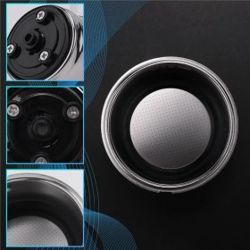 Resim Galaxxy Ev Ofisi Için Dostu Çıkarılabilir Paslanmaz Çelik Kahve Filtre Sepeti Süzgeç Kahve Makinesi Aksesuarları (Çift Fincan) (Yurt Dışından) 