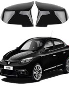 Resim Renault Fluence Araca Özel Batman Yarasa Ayna Kapağı Pianoblack 