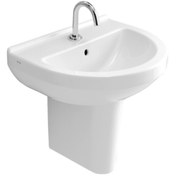 Resim VitrA 45 cm Lavabo + Yarım Ayak Seti ( küçük banyolara rahatlikla uyar) 