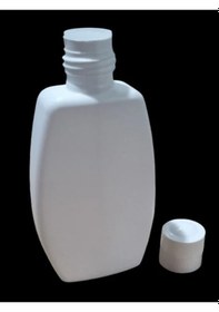 Resim 100 Cc Yassı Hdpe Şişe Kapak Dahil Aseton, Solüsyon, Kimyasal Ve Kozmetik Kullanımı Için Dayanıklı Boş Plastik Şişe 100 Adet Şeffaf 