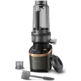 Resim Philips 2 L + Mutfak Robotu Seti Çok Amaçlı Blender Set Siyah-Bakı 