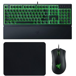 Resim Razer Ornata V3 X Klavye - Deathadder Essential Mouse - Goliathus Mobile Mousepad 